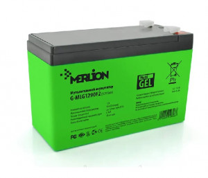 Акумуляторна батарея MERLION GL1290F2 12В 9.0Аг (150x65x95(100) Q10/420
