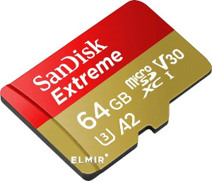 SANDISK Extreme microSDXC для мобильных игр 64GB