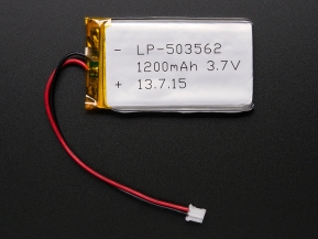 Литий-полимерный аккумулятор LP-503562 3.7В 1200мАч