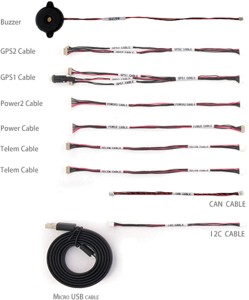 Стандартный набор кабелей Mini Carrier Board Cable Set v1 (HS 8544.42.11) для Cube Pixhawk 2