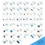 SunFounder Electronic Kit - базовий комплект електронних компонентів