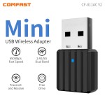 Міні Wi-Fi адаптер 2.4/5GHz CF-811AC 650Mbps