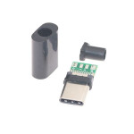 Разъем USB Type-C сборный (4-pin/OTG)