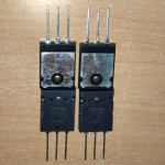 Пара комплементарних силових транзисторів Toshiba 2SA1943 та 2SC5200