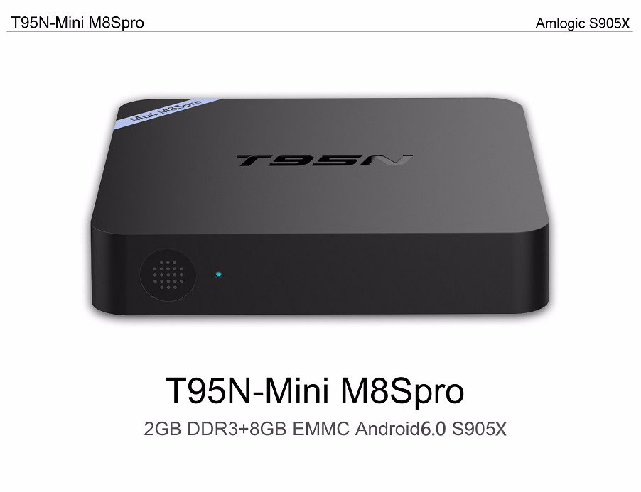 Медиаплеер MiniTVBox T95N-Mini S905X M8Spro Android 6.0 TV BOX