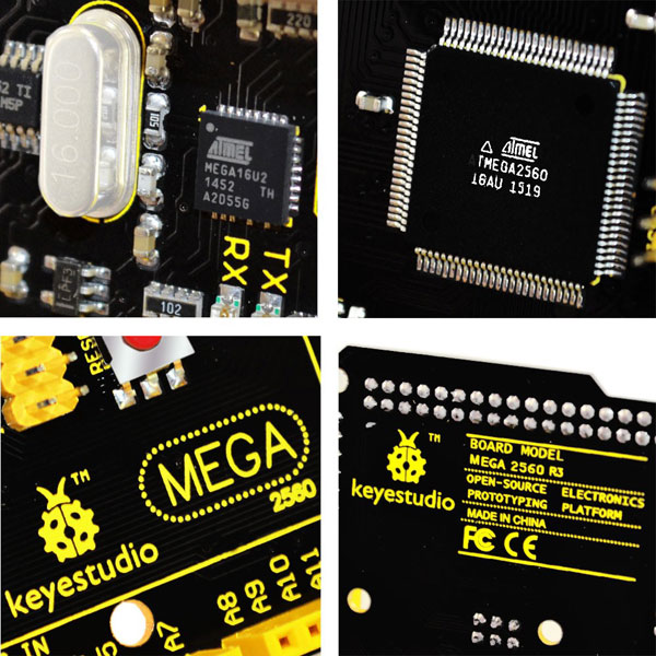 Arduino Mega 2560 R3 от Keyestudio