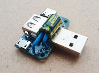 Адаптер для експрес - ремонту зарядного пристрою USB без втручання в корпус