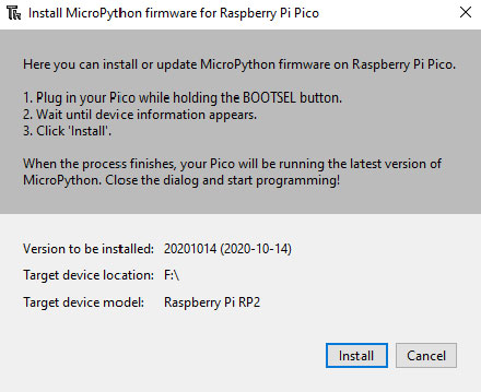 встановлення MicroPython на Raspberry Pi Пико