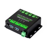 USB-хаб Waveshare USB3.2-Gen1-HUB-2IN-4OUT с переключением между двумя компьютерами