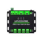 USB-хаб Waveshare USB3.2-Gen1-HUB-2IN-4OUT с переключением между двумя компьютерами