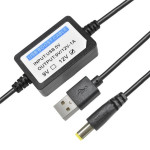 Повышающий DC-DC USB конвертер 12В 500мА с разъемом 2.1x5.5мм