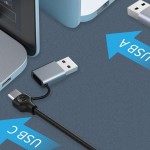 USB3-RJ45 Ethernet 1000Mbps адаптер USB-Type-C