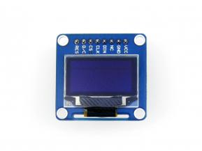OLED дисплей 0.96" I2C/SPI інтерфейси 128x64 (жовто-синій) від Waveshare