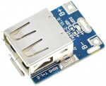 Мини-модуль питания-зарядки от 18650 с USB-microUSB 1А