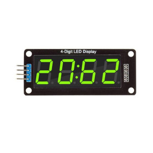 LED-индикатор семисегментный св-зеленый 4-разрядный с драйвером TM1637