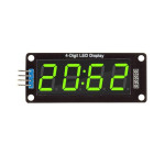 LED-индикатор семисегментный св-зеленый 4-разрядный с драйвером TM1637