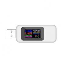 Тестер мощности USB зарядок KWS-MX18L (белый)