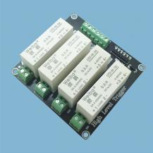 Потужний 4-х канальний модуль твердотілого реле 5-220VDC в 3-32VDC 5А (High level)