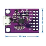 Конвертер USB-SMBus-I2C на мікросхемі CP2112 Micro-USB