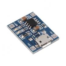 Зарядный модуль TP4056 micro-USB
