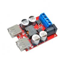 Понижающий преобразователь 5.2В 8А с 2хUSB выходами
