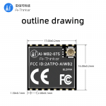 Ai-Thinker модуль Ai-WB2-07S WiFi BLE 5.0