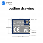Ai-Thinker модуль Ai-WB2-13U WiFi BLE 5.0