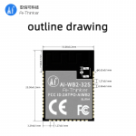 Ai-Thinker модуль Ai-WB2-32S WiFi BLE 5.0