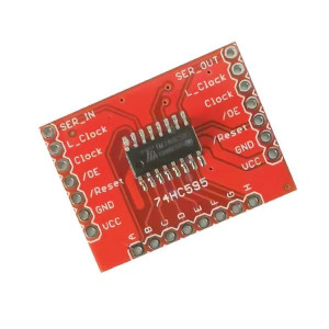 Модуль со сдвиговым регистром 74HC595
