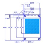TFT-дисплей 1.44" SPI 128x128 (RGB)