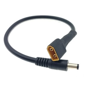 Кабель питания DC5.5x2.5-M на XT60-M 16AWG 25см