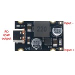 Понижающий преобразователь PD65W Type-C поддержкой QC3.0/PD3.1