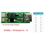 Модуль підвищуючого перетворювача DC24V Type-C (DDTC12UA)