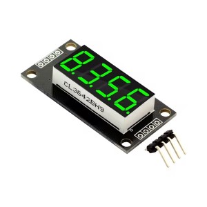 LED-индикатор 4-разрядный 0.56" TM1637 зеленый