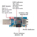 Оптоізолятор USB-2-USB на ADUM4160
