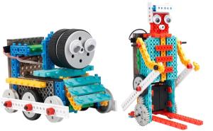 Конструктор STEM на и/к LongYeah R722 4-в-1 (паровозик, машинка, лыжник, робот)