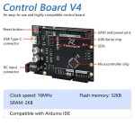 Плата розробника Freenove V4, сумісна з Arduino UNO