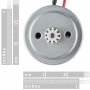 Мини моторчик с шестерней от Sparkfun