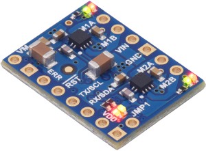 Драйвер коллекторных двигателей Pololu Motoron M2U550 с UART интерфейсом