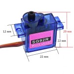 Серводвигун SG92R мініатюрний 2.5кг/4.8В