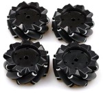 Пара колес Mecanum Wheels (правое и левое, Ø80мм)
