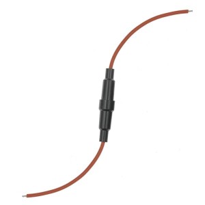 Корпус предохранителя (10A) 5x20 с проводами 18AWG 1шт