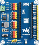 16-ти канальний шилд Pico-Servo-Driver для Raspberry Pi Pico від Waveshare