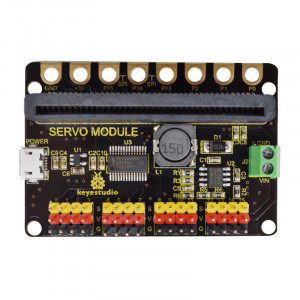 Базовая плата на 16 серво каналов на PCA9685PW для Micro:bit от Keyestudio