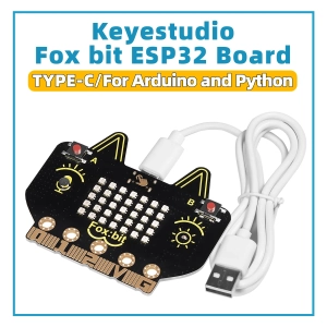 Foxbit STEM Education ESP32 в форм-факторе Micro:bit с Wi-Fi и Bluetooth TYPE-C Arduino/Python от Keyestudio