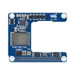 Адаптер PoE HAT (H) для Raspberry Pi 5 / CM 5, 5В 5А підтримка 802.3af/at із ізольованим перетворювачем живлення