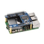 Адаптер PoE HAT (H) для Raspberry Pi 5 / CM 5, 5В 5А підтримка 802.3af/at із ізольованим перетворювачем живлення