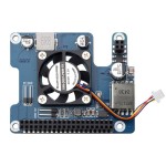 Адаптер PoE HAT (F) для Raspberry Pi 5 / CM 5, 5В 4.5А / 12В 2А підтримка 802.3af/at із ізольованим перетворювачем живлення