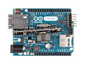 Arduino W5100 Ethernet Shield 2 с модулем питания PoE 5В