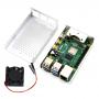 Алюминиевый корпус с вентилятором для Raspberry PI 4 (серебристый)